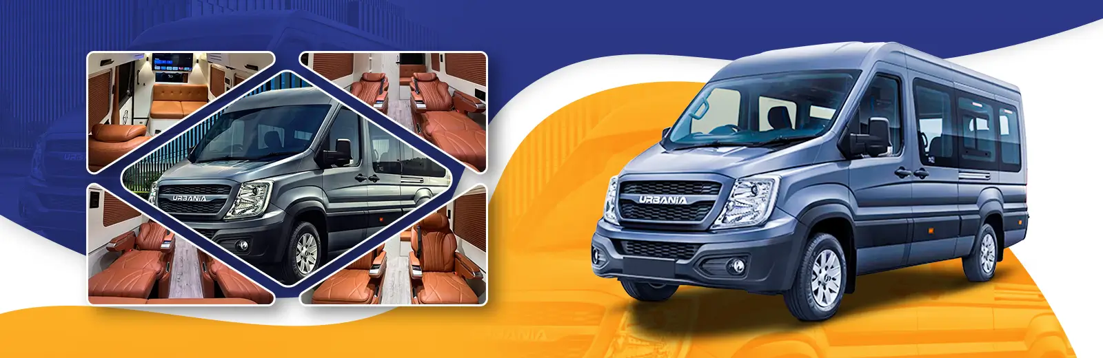 12 Seater Force Urbania Van on Rent