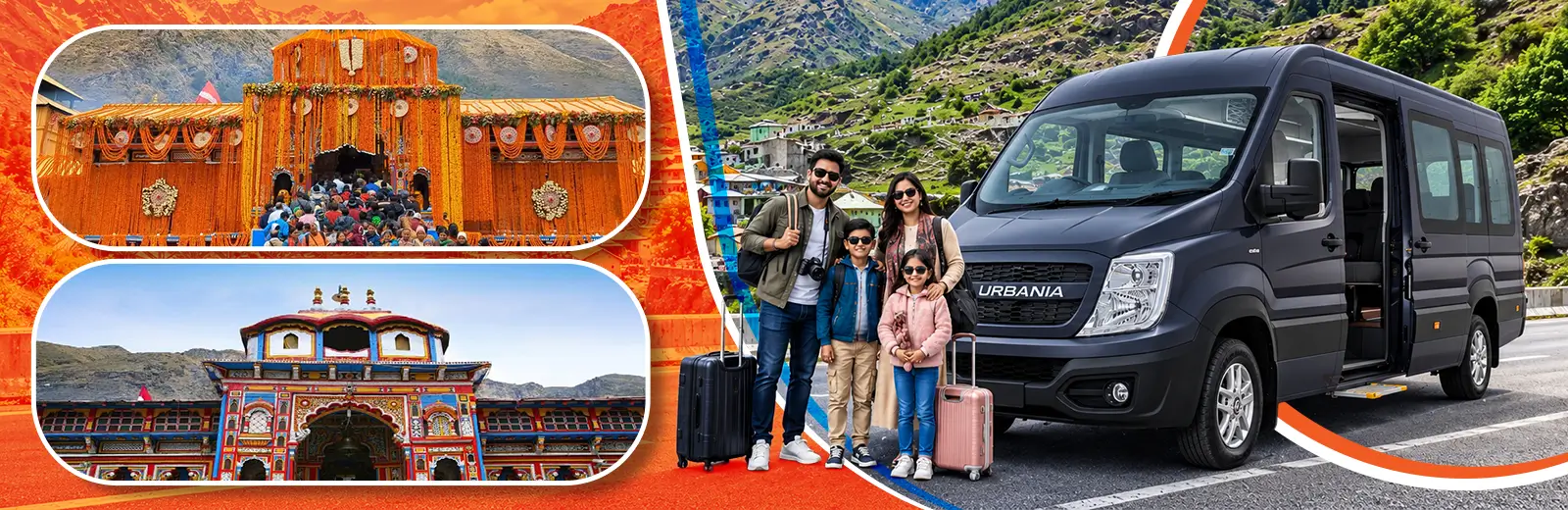 Haridwar to Badrinath Yatra by Force Urbania Van Haridwar to Badrinath Yatra by Force Urbania Van