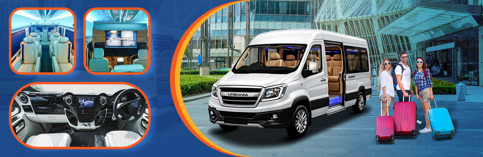 Force Urbania Van on Rent in Ghaziabad