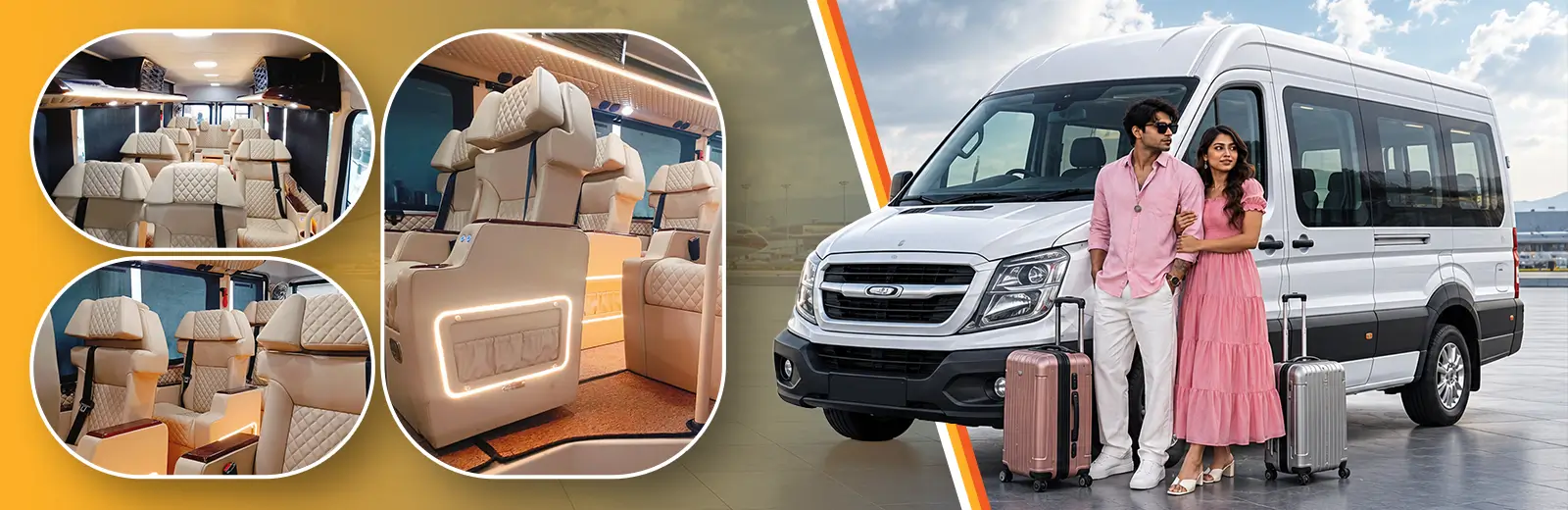 Urbania Van on Rent in Surat Urbania Van on Rent in Surat