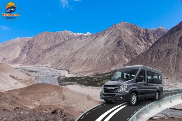 Leh to Nubra Valley by Urbania Van